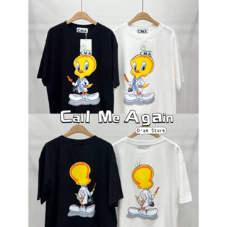 เสื้อยืด Oversize Callmeagain เป็ดทวิตเตอร์ น่ารักสไตล์เกาหลี