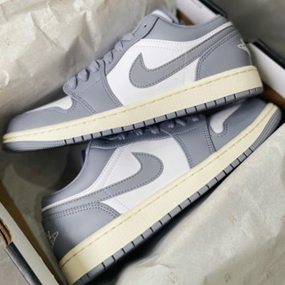 Nike Air Jordan 1 Low Vintage Grey ของแท้ 100%