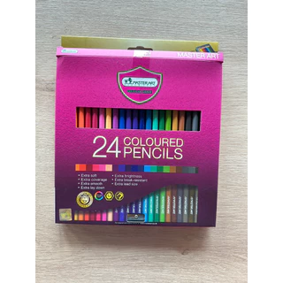 สีไม้ Master Art Premium Grade แท่งยาว 24 สี