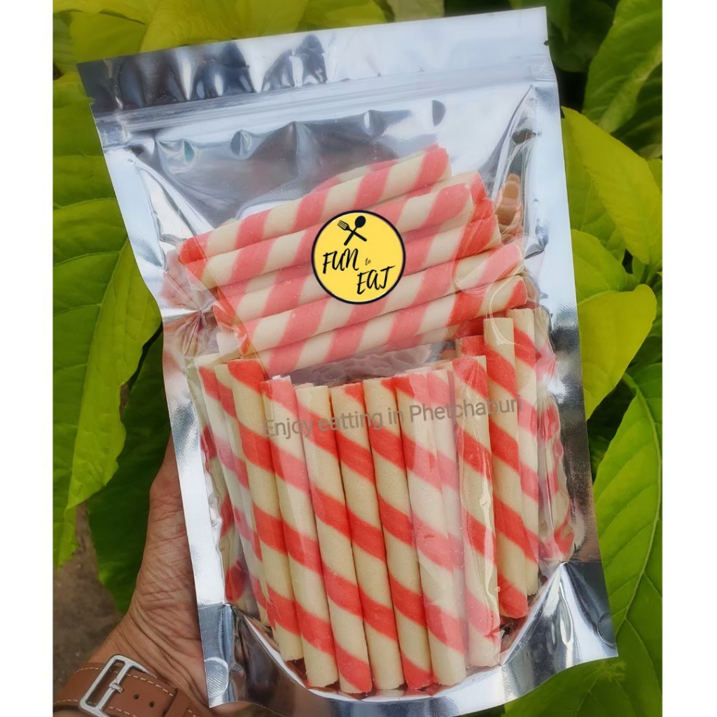 ขนมเวเฟอร์สติ๊ก ขนมโอโจ้ ขนาดบรรจุ 250 กรัม