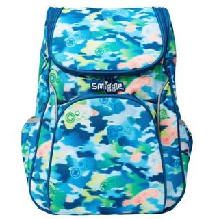 Smiggle Mirage Access Backpack กระเป๋าเป้สมิกเกอร์ขนาด 17 นิ้วลาย เขียว - Game พร้อมส่งในไทย