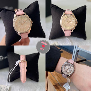 Coach Boyfriend Quartz Watch Womens ชมพู🩷 แท้💯