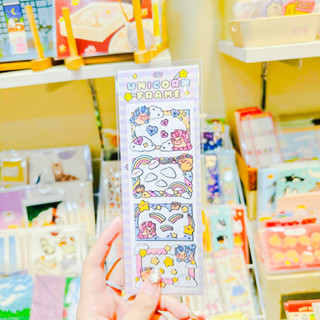 Sticker สติกเกอร์ Unicorn frame strip [miniginn]