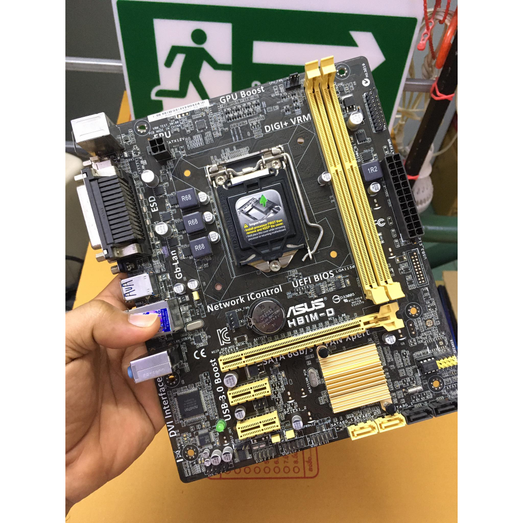 เมนบอร์ด MB Asus LGA 1150 มือสอง เทสแล้วมีผลเทสชัดเจน