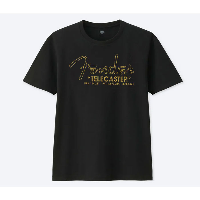 FENDER GUITAR   telecaster GOLD LIMITED EDITION VINTAGE T SHIRTSIZE M - 3XL เสื้อยืด เสื้อวง นักดนตร