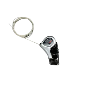 มือเกียร์ Shimano Tourney รุ่น SL-TX50 สีเงิน ขนาด 6 Speed / 7 Speed เสือภูเขา รถพับ