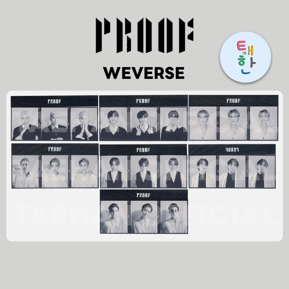✅พร้อมส่ง [BTS] 3CUT PHOTO BTS 'PROOF' [Weverse Shop]