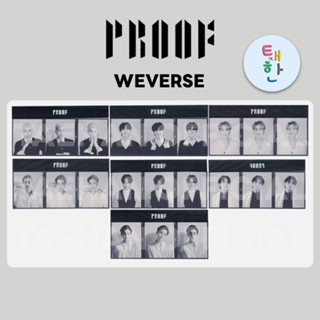 ✅พร้อมส่ง [BTS] 3CUT PHOTO BTS PROOF [Weverse Shop]
