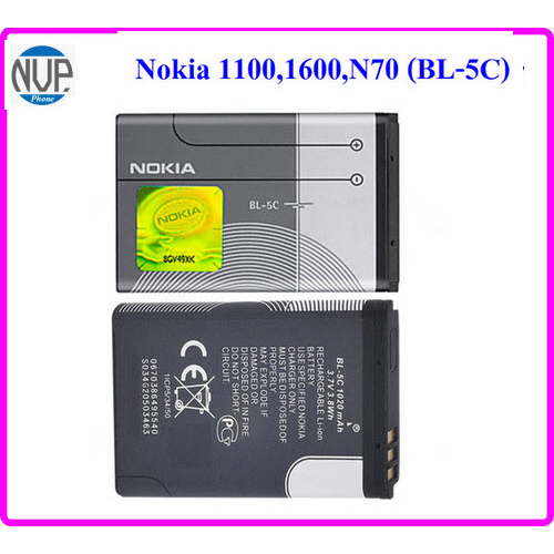 แบตเตอรี่ Nokia BL-5C Nokia 1100,1101,1108,1110,1110i,1112,1200,1208,