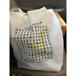 กระเป๋าผ้า tote bag ‘TO THE WORLD, HERE IS NCT’