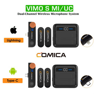 Comica Vimo S-MI/UC Dual-Channel Mini Wireless Microphone สำหรับ iOS - Android