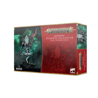 [GWพร้อมส่ง] Warhammer AoS: KURDOSS VALENTIAN THE CRAVEN KING โมเดลเกมสนามจำลอง