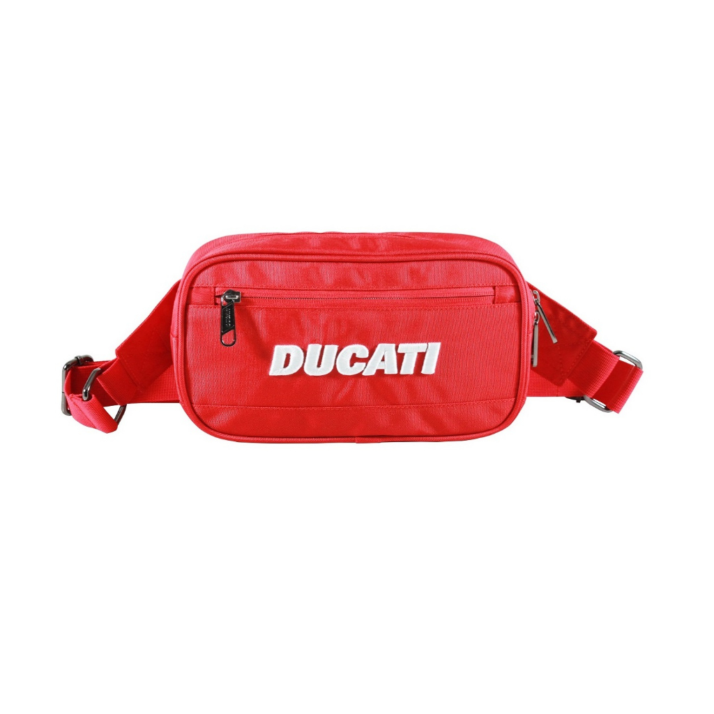 Ducati Waist bag กระเป๋าคาดเอวดูคาติลิขสิทธิ์แท้ ขนาด 24x13x5.5 cm. DCT49 178