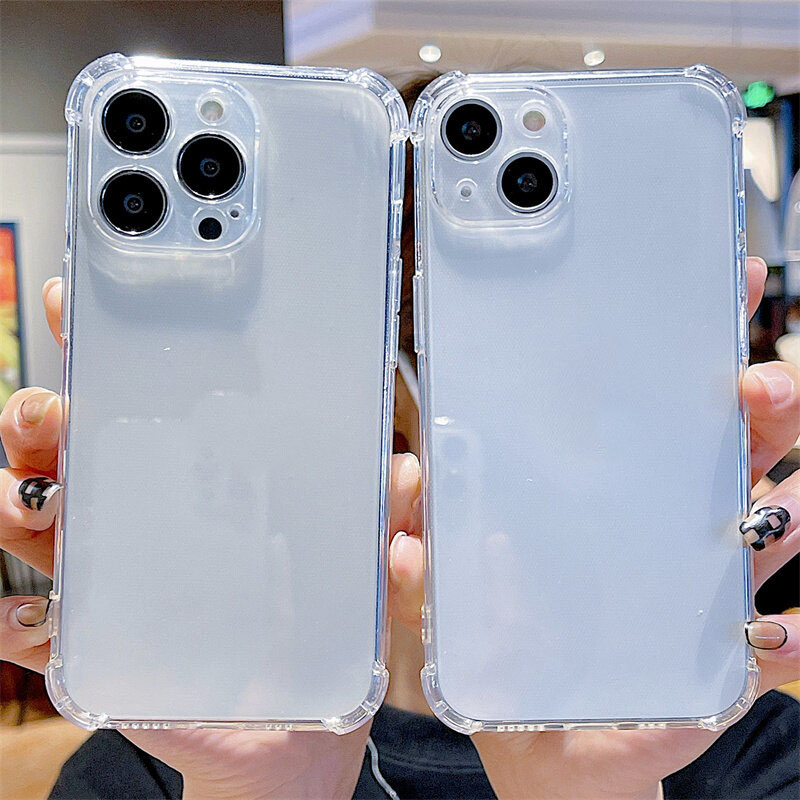 018 เคสกันกระแทก ใส สำหรับ Iphone 16 16E 16Pro 16Plus 16Promax 17e 15/14/13/12/11 ProMax,Plus,Pro 7P