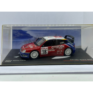 สายฝุ่น citroën xsara WRC รายละเอียดสวย ขนาด1/43 นำเข้าJapan