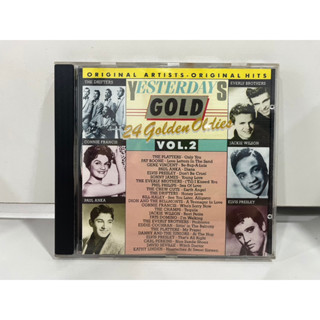 1 CD MUSIC ซีดีเพลงสากล  YESTERDAYS GOLD VOL. 2 24 GOLDEN OLDIES  STEREO CD YDG 74604   (C10J77)