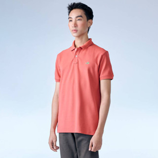 ASTRO DUST RED SLIM FIT POLO SHIRT เสื้อโปโลสีเเดง ASTRO DUST RED ทรงสลิมฟิต