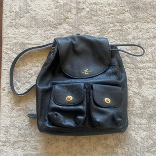 coach backpack leather กระเป๋าเป๋หนังโค้ชแท้ล้าน% used once