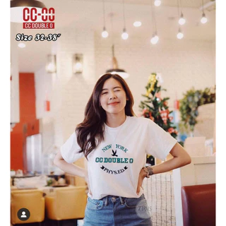 💥สินค้าขายดี‼️ เสื้อยืดงานปัก-งานป้าย🔖CCOO NEW YORK (SMLXL) No.14