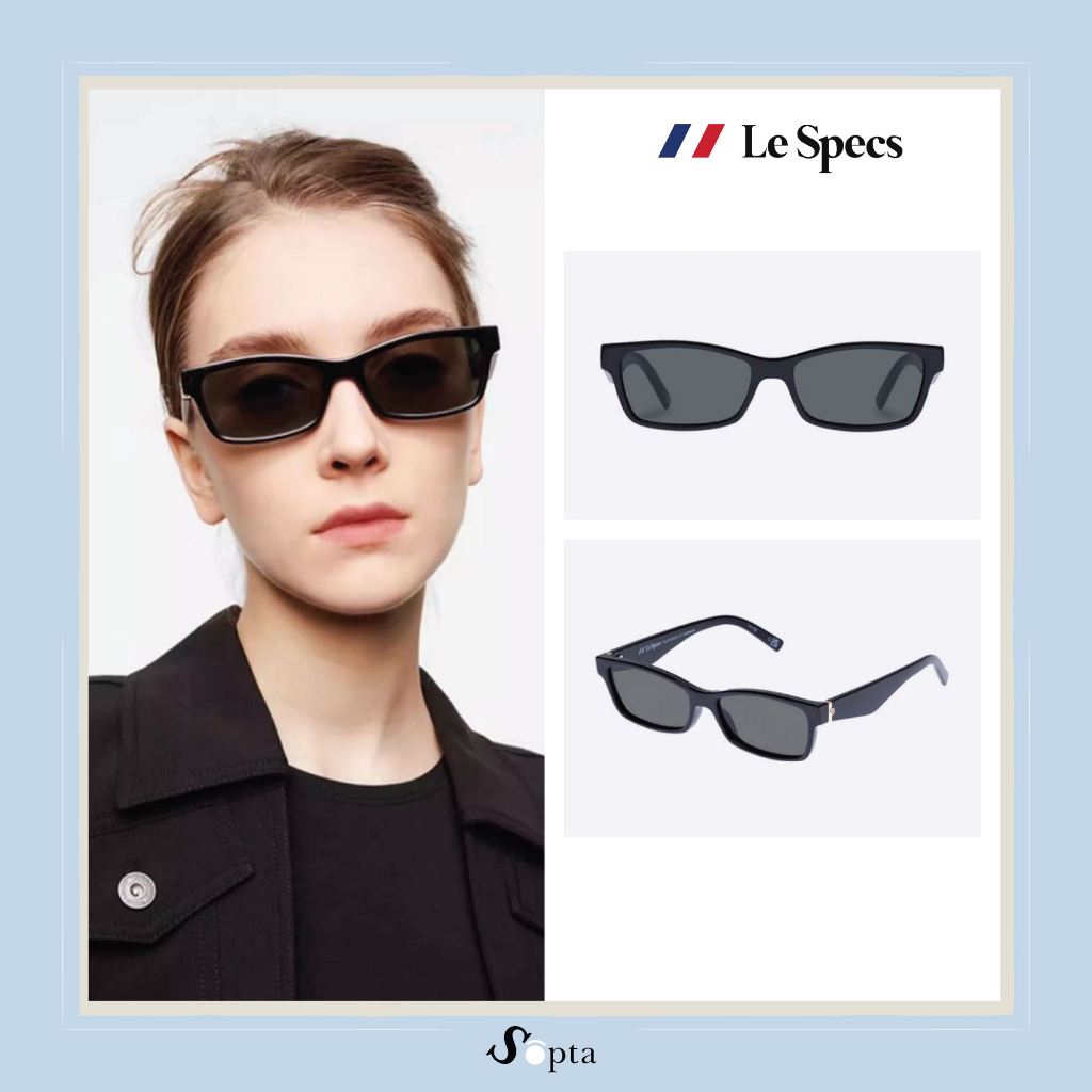 Lespecs แว่นกันแดด Le specs รุ่น PLATEAUX สี BLACK