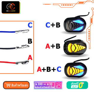 ไฟเลี้ยวสามเหลี่ยม ไฟเลี้ยวติดหน้ารถ G033 ไฟเลี้ยว ไฟหรี่ NMAX ( 1 คู่ )