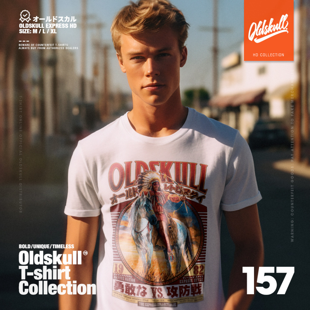 T-Shirts 208 บาท OLDSKULL EXPRESS HD NO.157 (1982 NATIVE NATION) Men Clothes