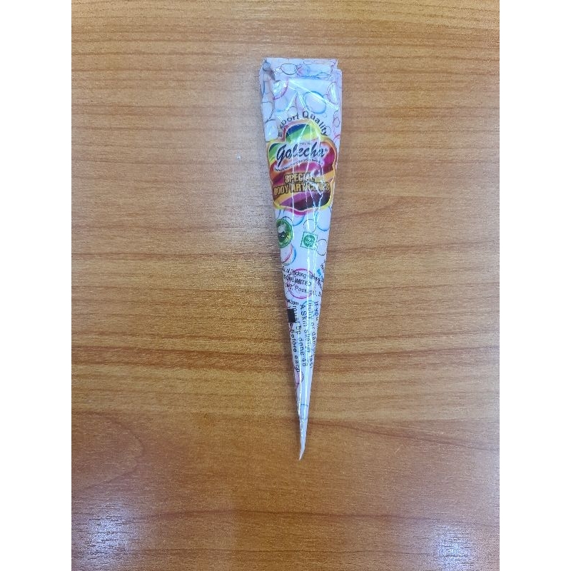 เฮนนา white เฮนน่าเพ้นท์ตัว GOLECHA  henna สีเพ้นท์ฮาลาล HENNA