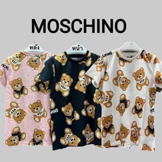 ✔ ของแท้ 100% ✧.* New พร้อมส่ง ✧.* เสื้อยืด MOSCHINO ลายหมี น่ารักมาก