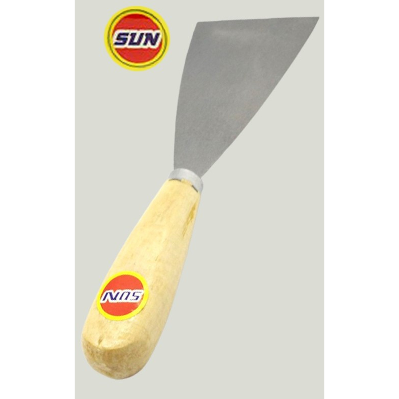 เกียงโป้วสี Sun เกรียงเหล็ก ด้ามไม้