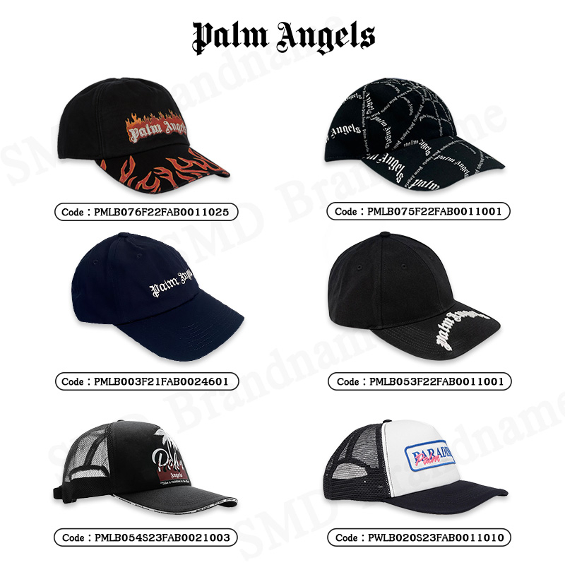 Palm  Angels หมวก Cap ทรง Baseball ปาล์มแองเจิล สินค้าแท้ อุปกรณ์ครบ มือ1