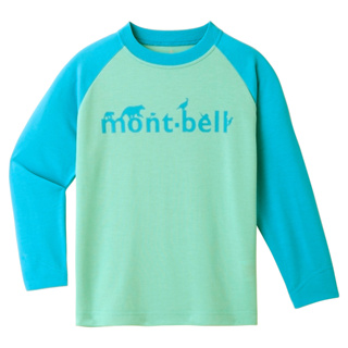 Montbell เสื้อยืดแขนยาวเด็ก รุ่น 1114399 Wickron Raglan Long Sleeve T Kids mont-bell 100-120