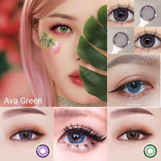 รวมคอนแทคเลนส์สีๆ ฟ้า blue เขียว green ชมพู pink ม่วง violet เเดง red  ราคาถูกที่สุดพร้อมส่ง