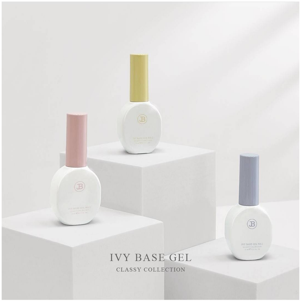 IVY Base gel 11ml. 3 แบบ #1/#2/#3 เบสเจล 🇰🇷JinB Korea ของแท้นำเข้าจากเกาหลี🇰🇷พร้อมส่ง