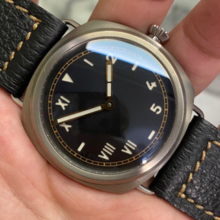 DIEVAS Model Vintage Unitas 6497 Titanium Manual Winding Watch