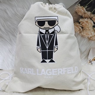 ✔ ของแท้ 100% ✧.* New พร้อมส่ง ✧.* ถุงผ้า สะพายหลัง Karl Lagerfeld