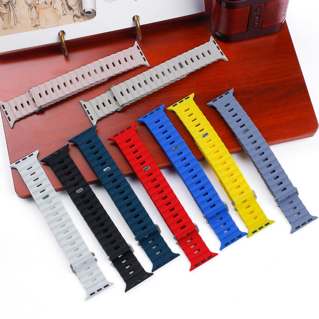 สายนาฬิกา smart watch  เลือกได้หลายสี ขนาด 38mm/40mm/41mm/42mm/44mm/45mm นุ่มสบาย