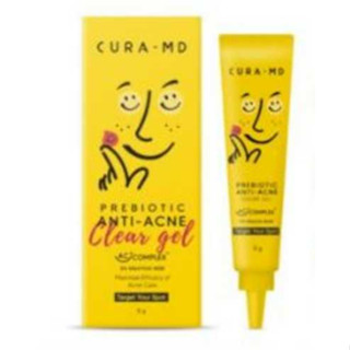 CURA-MD Prebiotic Anti-Acne Clear Gel 8g. (คูร่า-เอ็มดี พรีไบโอติก แอนไท-แอคเน่ เคลียร์ เจล (8 กรัม)