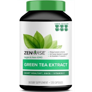 ✨️พร้อมส่ง✨️Zenwise Green Tea Extract with EGCG &amp; Vitamin C, 120 Capsules