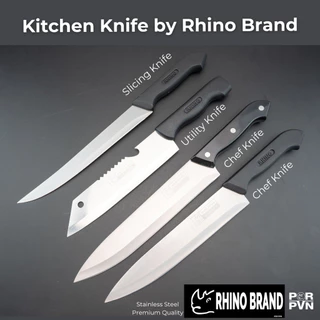 มีดทำครัว มีดทำอาหาร มีดสแตนเลส ดีกว่า KIWI มีดแรด มีด Rhino Brand ด้ามดำ 5151 5111 5101 5171 9101