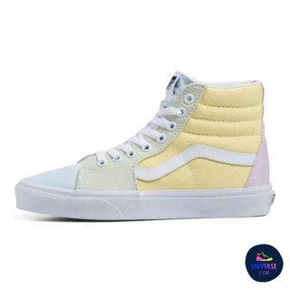 [ของแท้ ส่งฟรี จากไทย] VANS SK8-HI - (PASTEL BLOCK) MULTI/TRUE WHITE