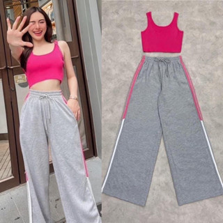 งานเซ็ตวอร์ม ขายาว size m ป้าย lalabelle