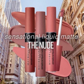 แท้💯% MAYBELLINE NEW YORK SENSATIONAL LIQUID MATTE