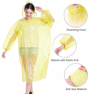 เสื้อกันฝน Raincoat เนื้อหนา [คละสี]