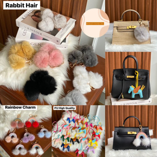 ❤️Accessories❤️  ที่ห้อยพวงกุญแจ ปอม ม้า Mini Pom Pom Rabbit Hair