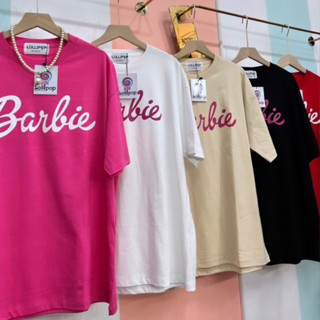 เสื้อยืดโอเวอร์ไซส์ ลาย Barbie