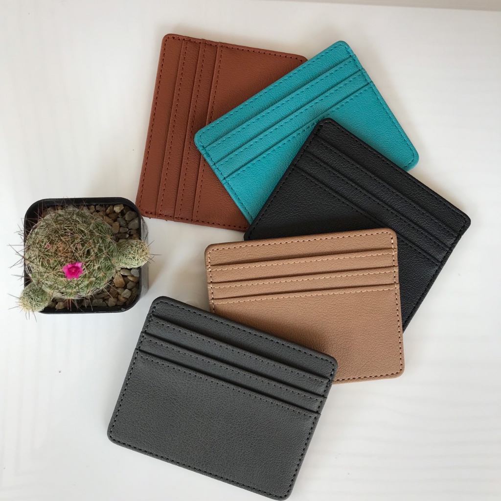 Card Holder 4ช่อง ซองใส่นามบัตร กระเป๋าใส่นามบัตร P-06