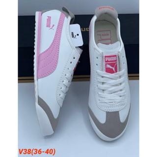 รองเท้าพูม่า รองเท้าผู้หญิงPuma แบบหนัง พร้อมส่ง จัดส่ง1-2วัน【รับประกันสินค้าตรงปก✔แท้100% Size:37-45eu】