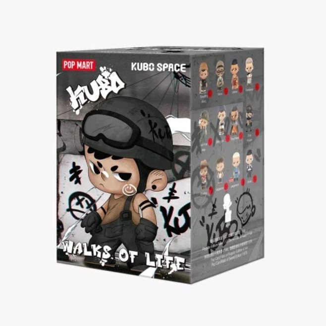 (Live/วีดิโอลด100฿) กล่องสุ่มพร้อมส่ง KUBO Walks of Life Series Figures : Pop Mart Kubov1