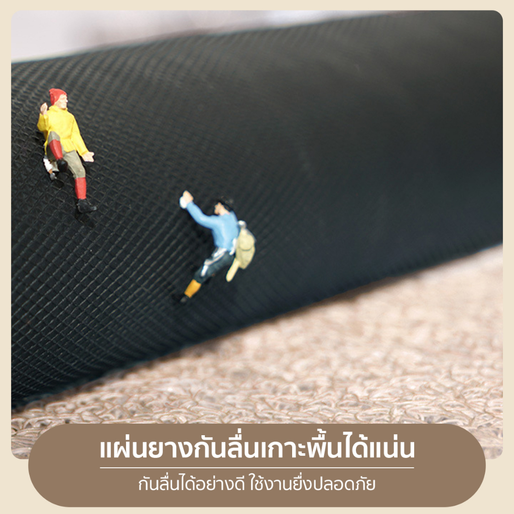 พรมดักฝุ่น PVC พรมเช็ดเท้า พรมหน้าบ้าน ยึดเกาะพื้นดี มีกันลื่น ทำความสะอาดง่าย พรมดักทรายแมว รูปที่ 7