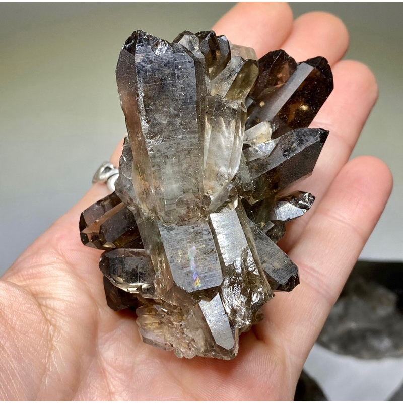 1 PC Random Pick High Quality 5-8 cm Natural Smoky Quartz Crystal Cluster